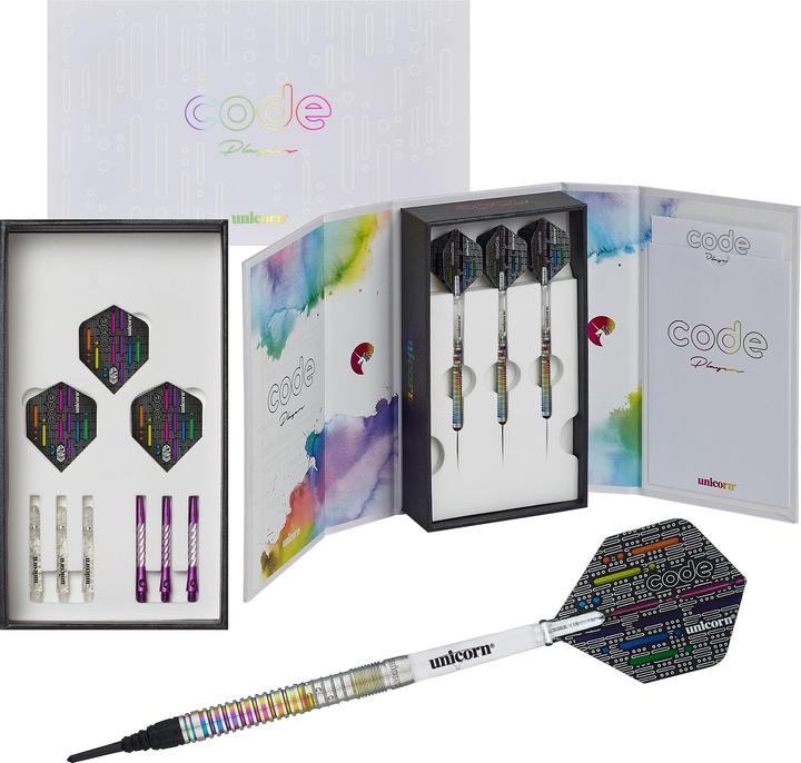 Actual product image Unicorn Ian White Code Players Soft Dart (41 g)