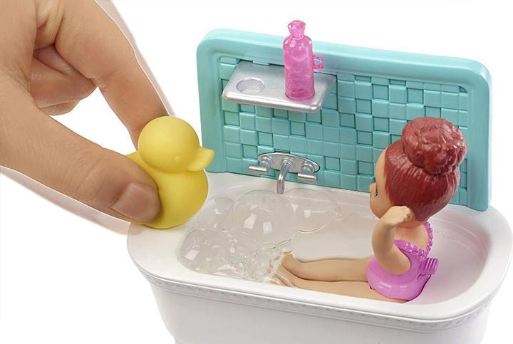 Actual product image Barbie Dolls and bathroom play set