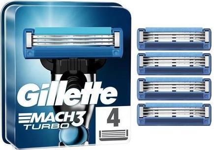 Actual product image Gillette Mach3 Turbo (4 x)