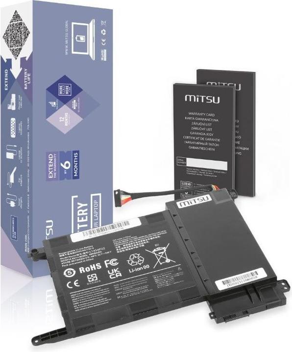 Image du produit Mitsu Lenovo Y700-15ISK Batterie 4050mAh 60Wh 14,8V