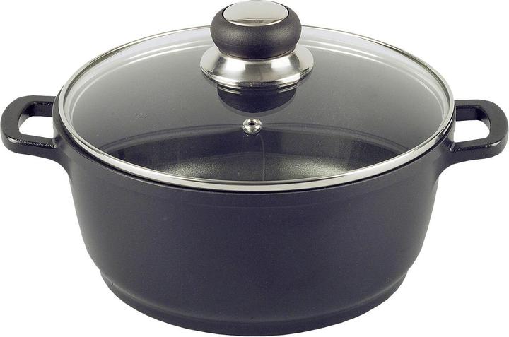 Krüger Fleischtopf Delta 1,3 l Ø16cm Aluguss (16 cm, Kochtopf, Aluminiumguss)