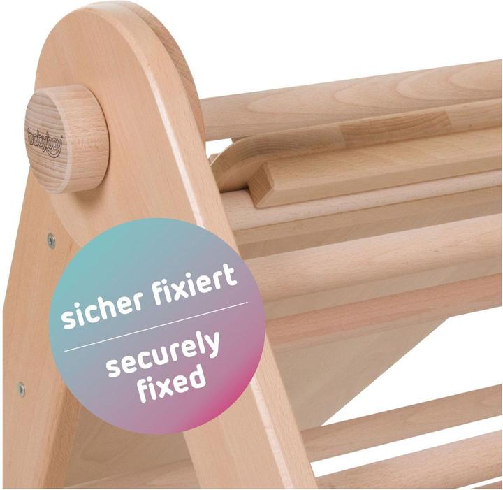 Produktbild Tobi Kletterleiter und Rutsche 2in1 natur lackiert