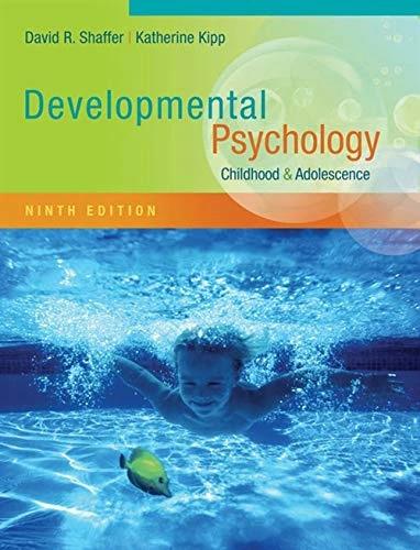 Produktbild Developmental Psychology (Englisch, Katherine Kipp, David Shaffer, 2020)