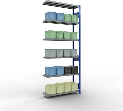 Stecksystem Anbauregal MULTIplus250 mit Längenriegel