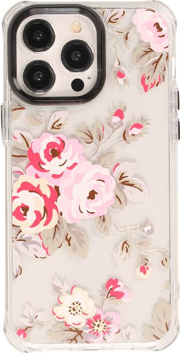 Actual product image PhoneLook Cover Tight rubber silicone with reinforced corners blooming rose (Apple iPhone 15 Pro Max)