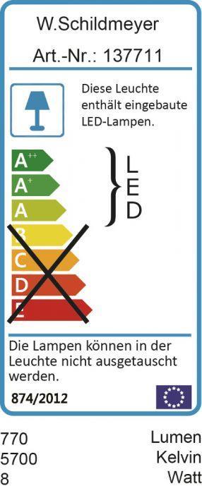 Energie-Label Schildmeyer Max (80 x 16 x 65 cm)