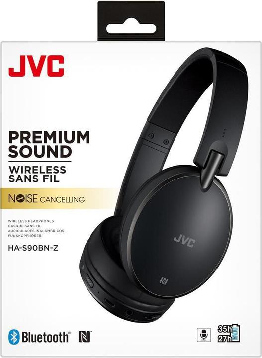 Produktbild JVC HA-S90BN-Z NC Bluetooth On-Ear (ANC, 16 h, Kabellos)