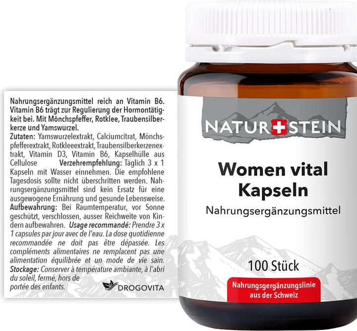 Immagine prodotto Naturstein Donne vitali (100 Pezzo/i, Pillole, 158 g)