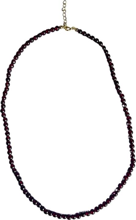 Jeberg Jewellery Halskette Rouge Noir Garnet (925 Sterlingsilber)