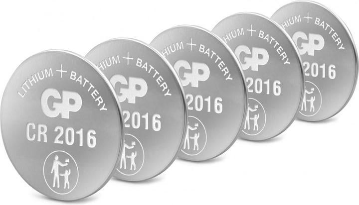 Image du produit GP Batteries Pile au lithium (5 pcs, CR2016, 90 mAh)