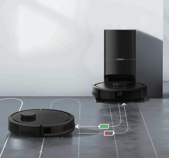 Produktbild Ohmex Roboter-Staubsauger mit Turm und Application ROB-5600BIN (Saugroboter)