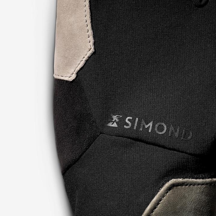 Actual product image Simond Klettersteighandschuhe schwarz/beige (XS)