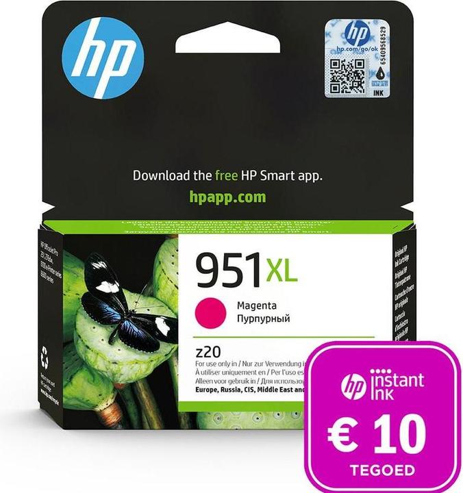 Produktbild HP 951XL - Inktcartridge Magenta + Instant Ink tegoed