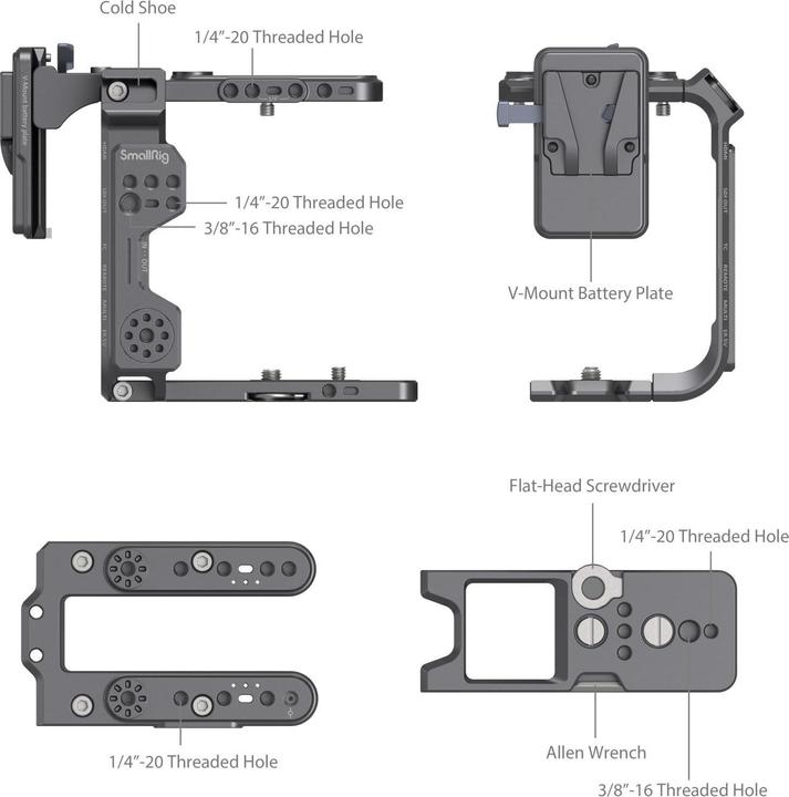 Immagine prodotto SmallRig 4124 Kit gabbia per Sony FX6