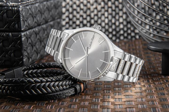 Image du produit Calvin Klein CK25200036 Horloge unisexe - Verre minéral - Roestvrijstaal - Zilver - 40 mm - Quartz -