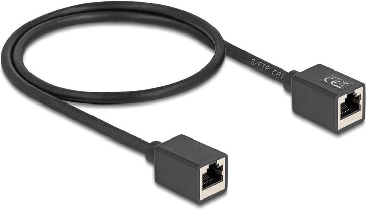 Produktbild Delock Netzwerk Verlängerungskabel Kupplung RJ45 Buchse zu R (S/FTP, CAT6a, 0.50 m)