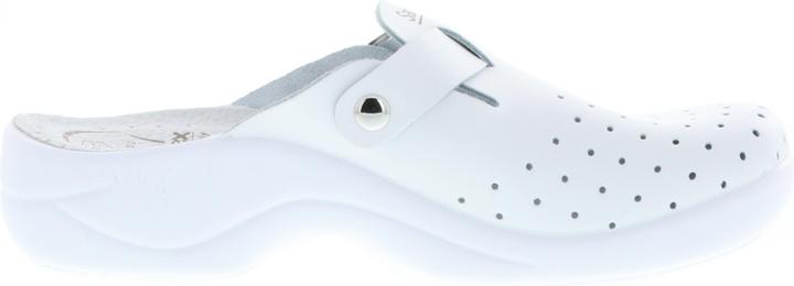 Produktbild Saniflex Damen Clogs Arzt Praxis Arbeitsschuhe EN ISO 20347:2012 OB-E-SRC weiss