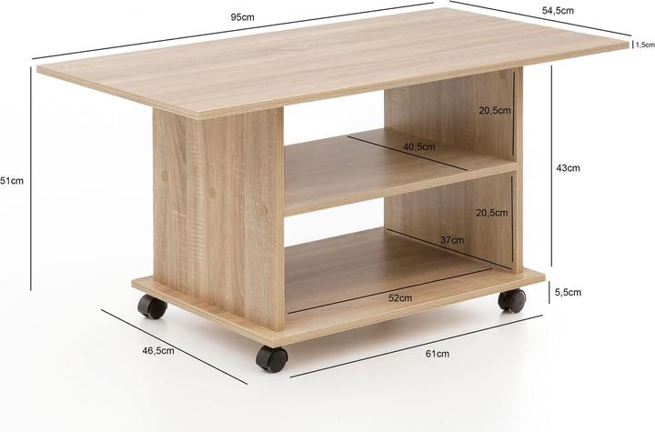 Actual product image Wohnling Move (95 x 54.5 x 51 cm)