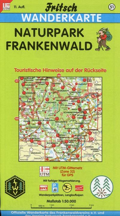 Produktbild Fritsch Kte.051 Naturpark Frankenwald