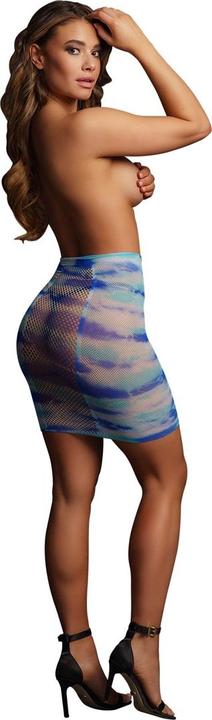 Produktbild Le Désir High-waist fishnet skirt & Dazzling Sticker - O/S (One Size)