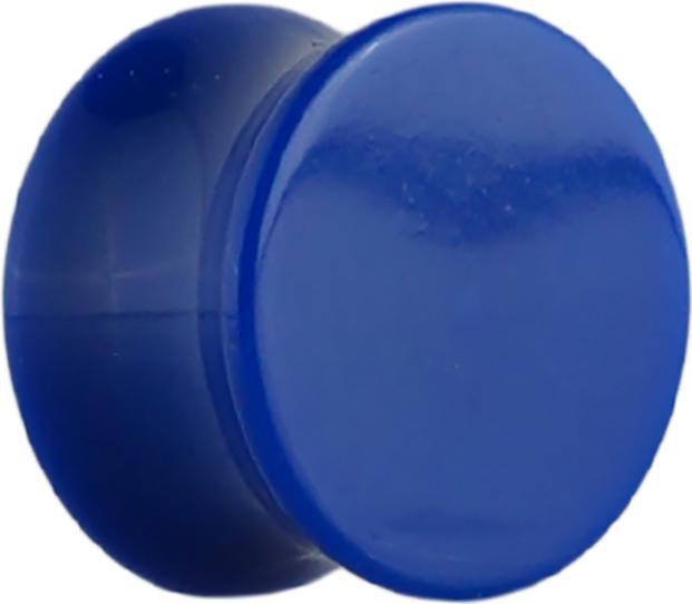 Produktbild Star Piercing Flared Plug dunkelblau (ohne Messing, Acryl)