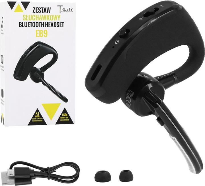 Produktbild Trust Trusty Bluetooth-Kopfhörer Trusty Legend Schwarz Eb9