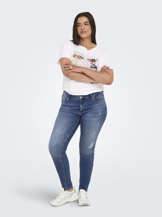Produktbild Only CARWILLY Mittlere Taille Skinny Fit Jeans Skinny Jeans (W52/L34)