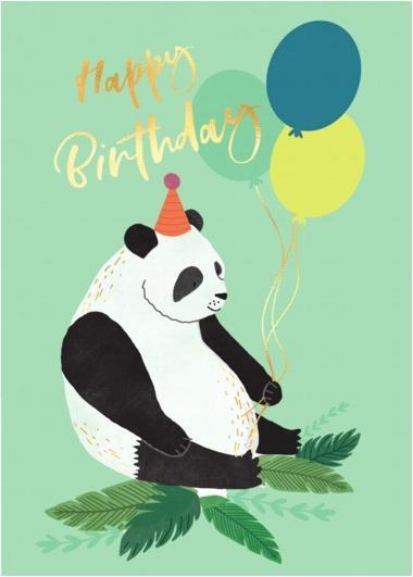 Immagine prodotto Cart Biglietto di compleanno Buon compleanno Panda (1 pz.)