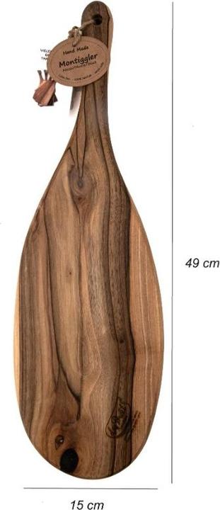 Actual product image Das Brettl Montiggl walnut cutting board