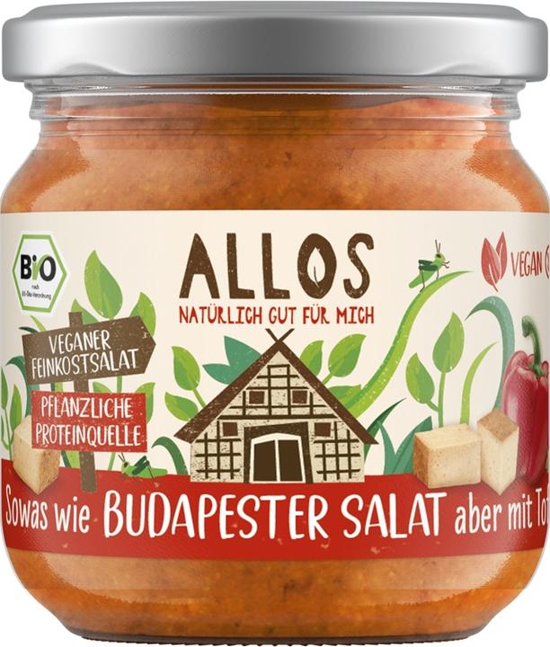 Produktbild Allos Veganer Feinkostsalat Budapester (Glas) (165 g)