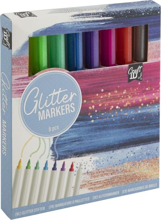 Image du produit Craft Marqueurs à paillettes 8 pcs (8 x)