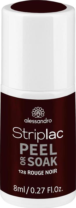Produktbild Alessandro Striplac Peel or Soak Rouge Noir 8 ml (128 Rouge Noir, Abziehbarer Nagellack)