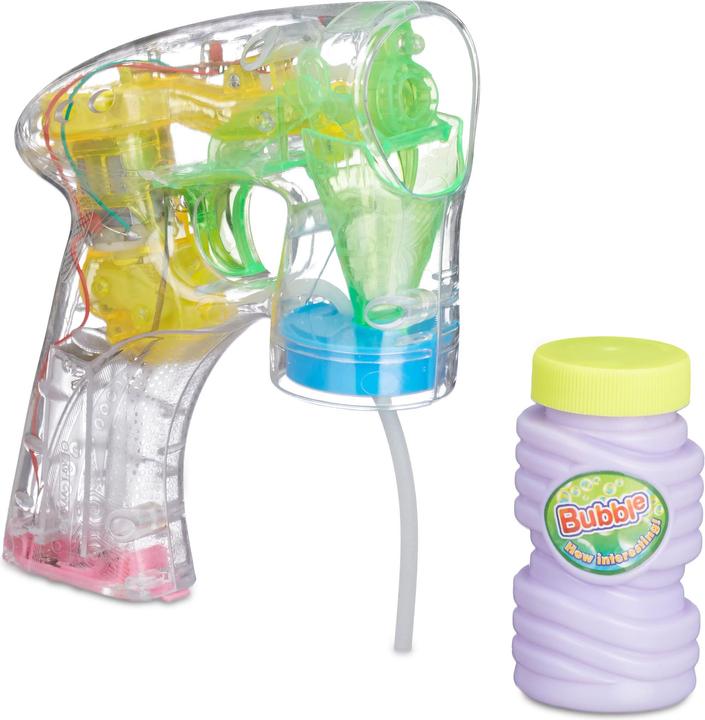 Produktbild Relaxdays LED Seifenblasenpistole