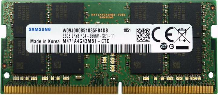 Produktbild Samsung M471A4G43MB1-CTD (1 x 32GB, 2666 MHz, DDR4-RAM, SO-DIMM)