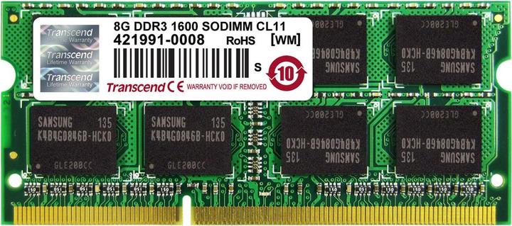 Immagine prodotto Transcend TS1GSK64V6H (1 x 8GB, 1600 MHz, DDR3-RAM, SO-DIMM)