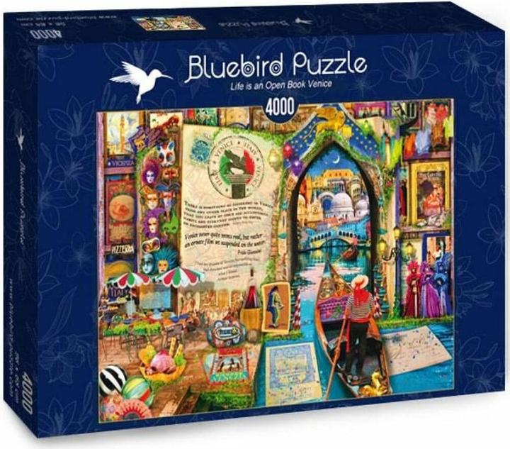 Produktbild Bluebird Drossel 4000 Stk. - Das Leben ist ein offenes Buch - Venedig (4000 Teile)