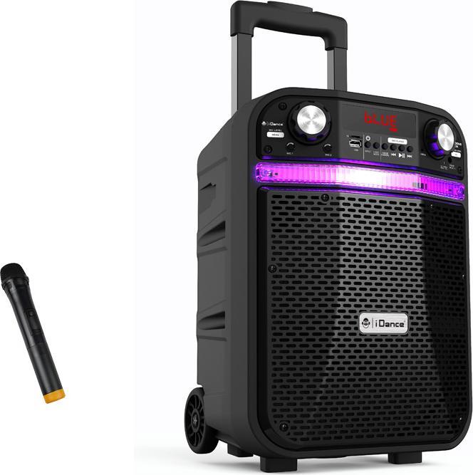 Image du produit Idance Groove408X Party Speaker - Draadloos - Haut-parleur Bluetooth - Karaoke Set - App Bediening - 200 (8 h, Fonctionnement sur piles)