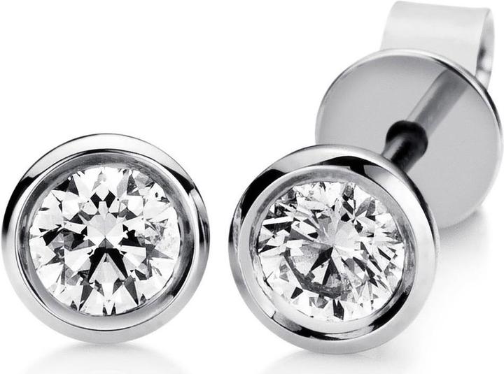 Goldberg Diamant Solitaire Zarge (Weissgold)