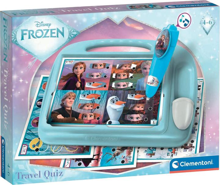 Actual product image Clementoni Frozen Quizzy Reisespiel (French)