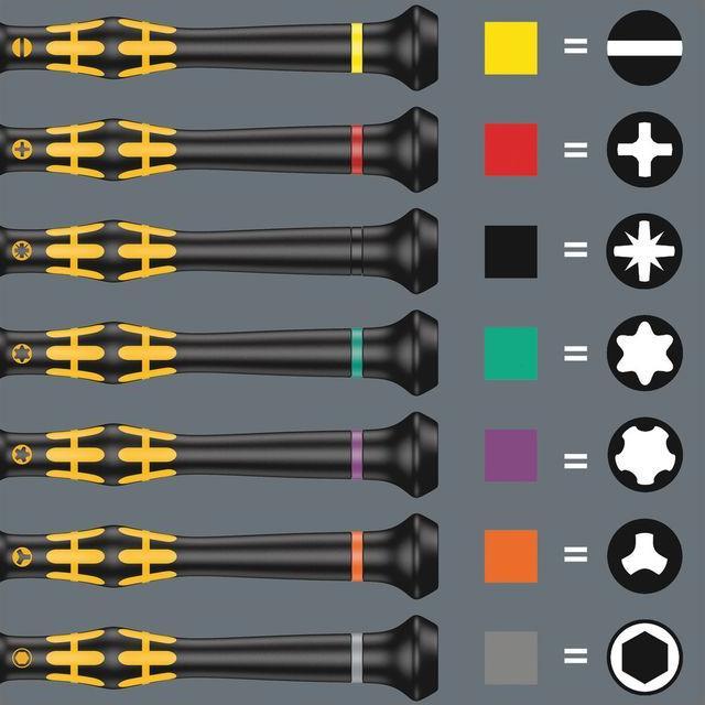 Image du produit Wera Kraftform Micro ESD Big Pack 1 (Escale, Recouvrement cruciforme Phillipps (PH), Torx (TX), Clé Allen, Torx Plus, 5 lobes (Pentalobe))