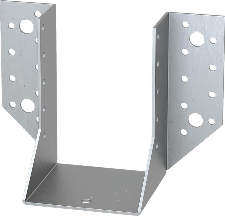 Actual product image GH Beam shoe Kombi 04 external 140x139 - hot-dip galvanised steel (Joist hanger, 1 pcs.)