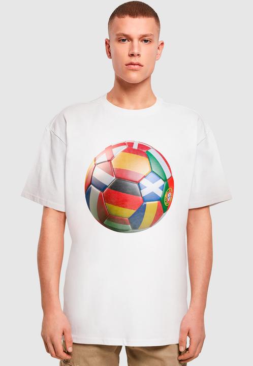 Actual product image Urban Classics Football's coming Home Europe Tour Oversize Tee - 141509 (XXL)