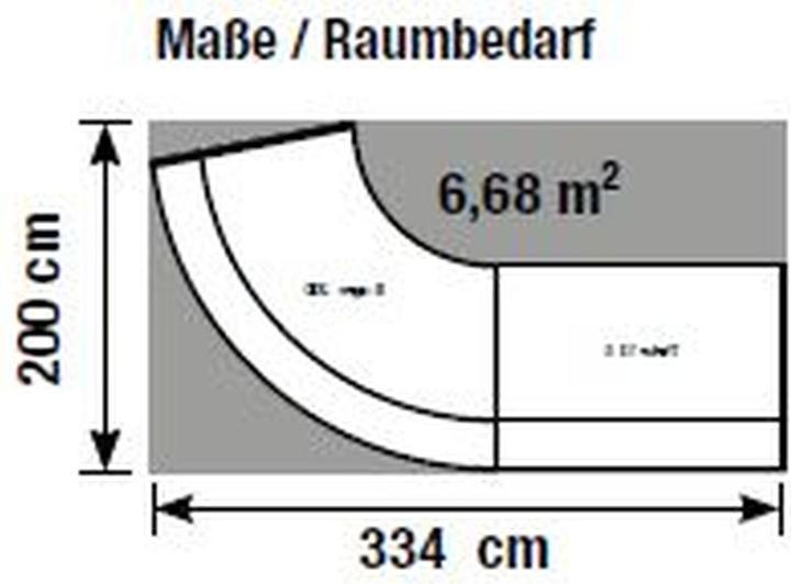 Produktbild Kerkmann BARI Empfangstheke anthrazit, weiss 334,0 x 182,5 x 112,0 cm