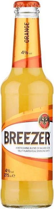 Image du produit Bacardi Cocktail de rhum aromatisé à l'orange tropicale Breezer (12 x 27.5 cl)