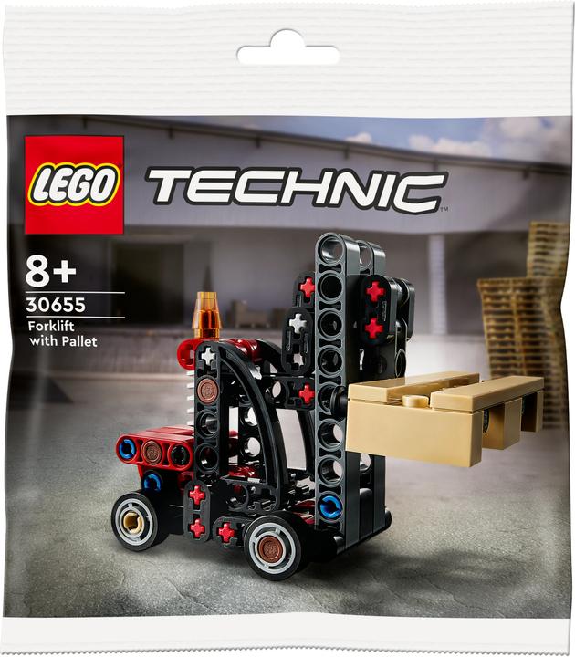 LEGO Gabelstapler mit Palette (30655, LEGO Technic)