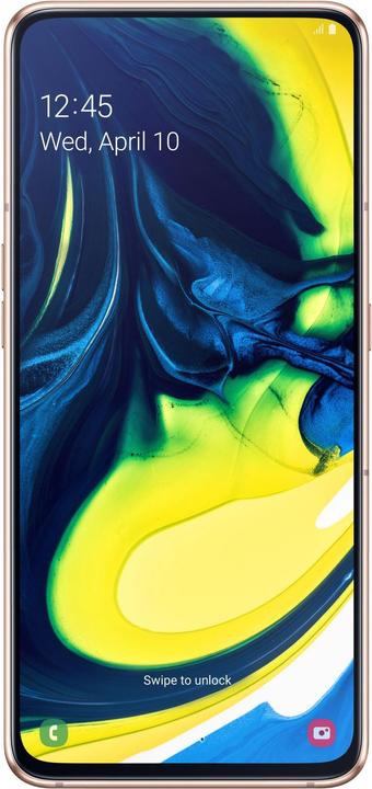 Samsung Galaxy A80 (128 GB, Angel Gold, 6.70", Dual SIM, 4G)