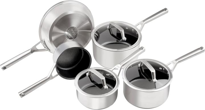Produktbild Ninja NIA Topf-u.Pfannenset 5t.Z.ES (24 cm, Pfannenset + Topfset, Edelstahl)