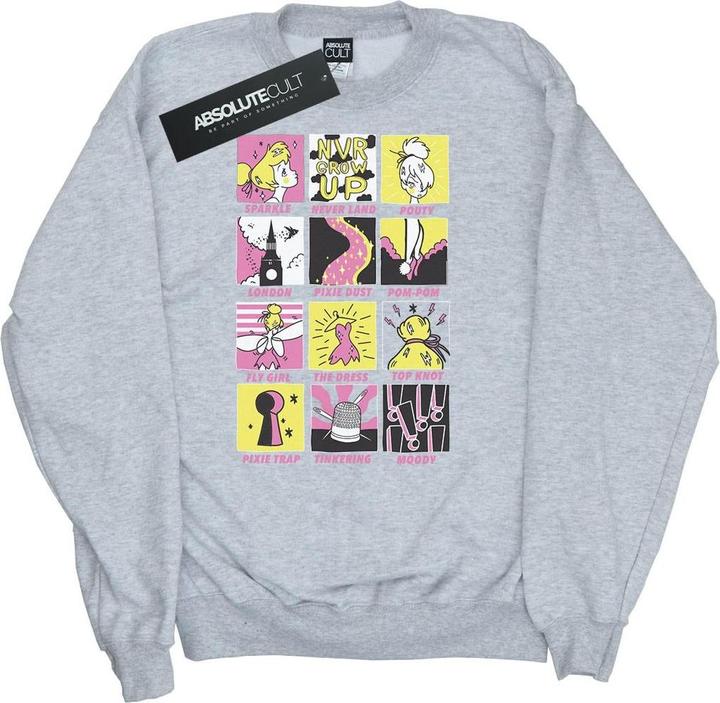 Disney Tinkerbell Squares Sweatshirt (M)