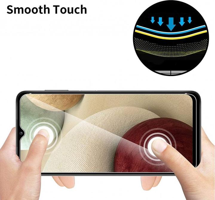 Produktbild Screenguard Samsung Galaxy A12 Panzerglas Schutzfolie Case Friendly Design (1 Stück, Samsung Galaxy A12)