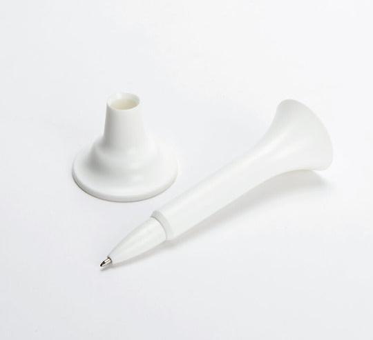 Actual product image Kikkerland Vase Desk Pen (White, 1 x)